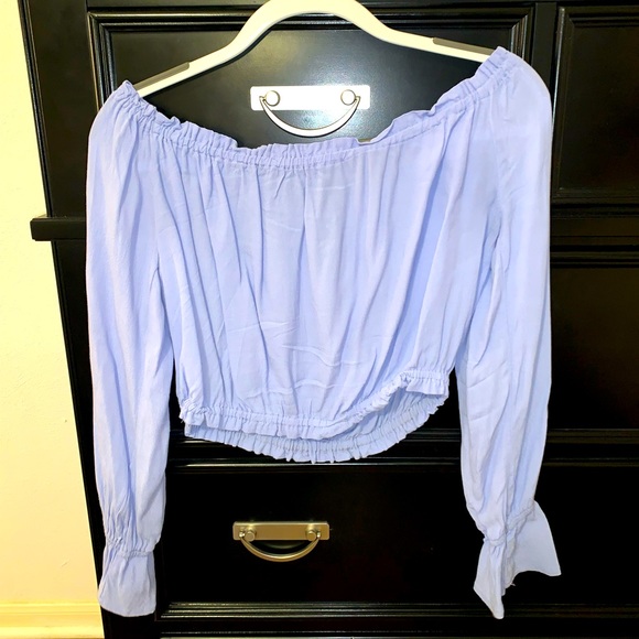 Forever 21 Women’s Off the Shoulder Crop Top - Picture 2 of 2